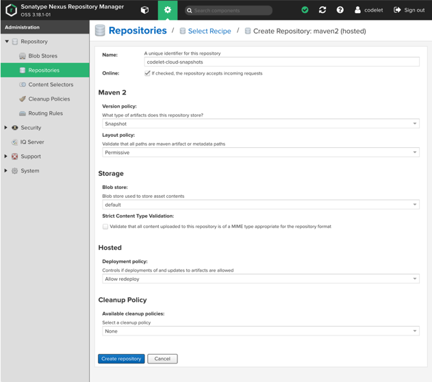 codelet-cloud-snapshots