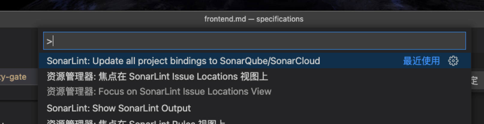 SonarLint 错误提示